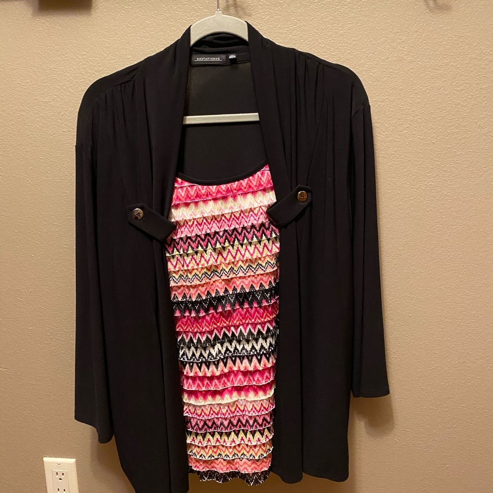 Notations Brand top—doesn’t wrinkle!